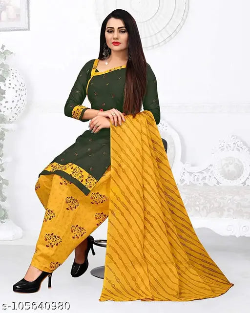 Women’s 100% Cotton Unstitched Suit Salwar – 2.25m