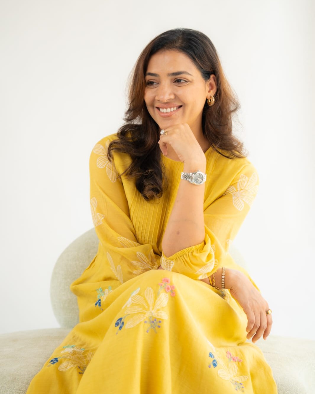 "Midnight Mustard Cotton Charm"