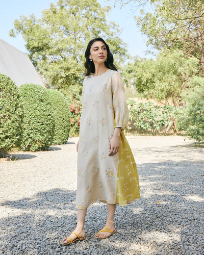 "Ivory Meadow Cotton Elegance"