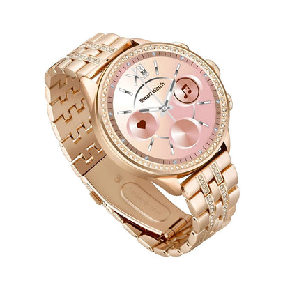 Gen9 Diamond‑Strap HD Display Smartwatch – Bluetooth Calling, Notifications, Fitness & Sleep Tracker